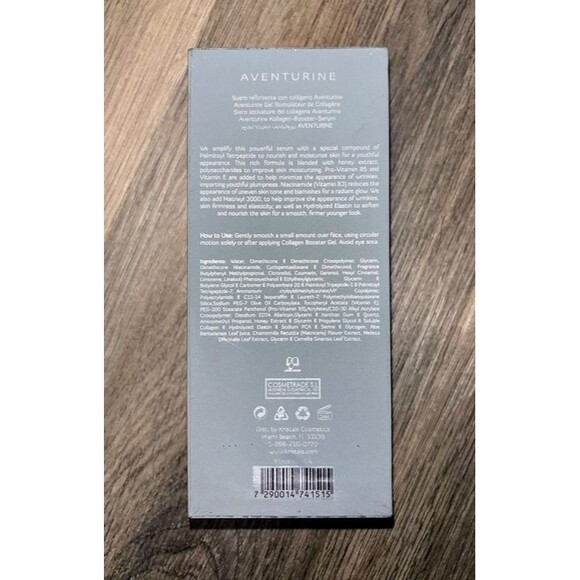 Kristals Cosmetics Aventurine Collagen Booster Serum 50ml / 1.7 oz - Picture 2 of 3